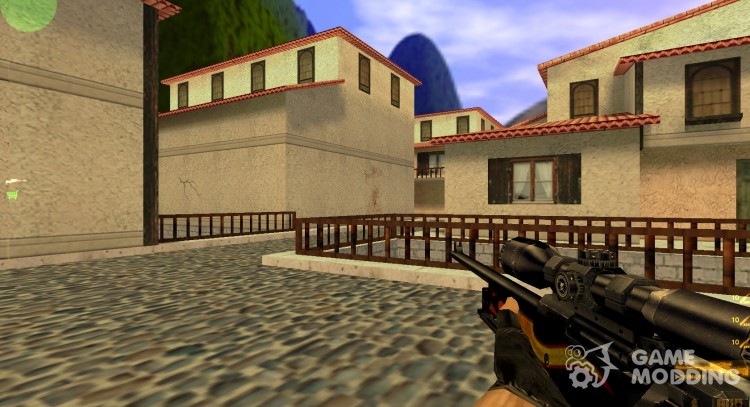 Negro Awp con fuego para Counter Strike 1.6