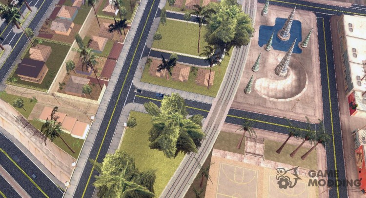 New Roads for GTA San Andreas для GTA San Andreas