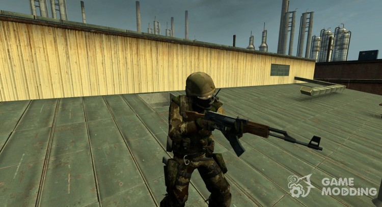 Иракские камуфляж CT W/defuser для Counter-Strike Source