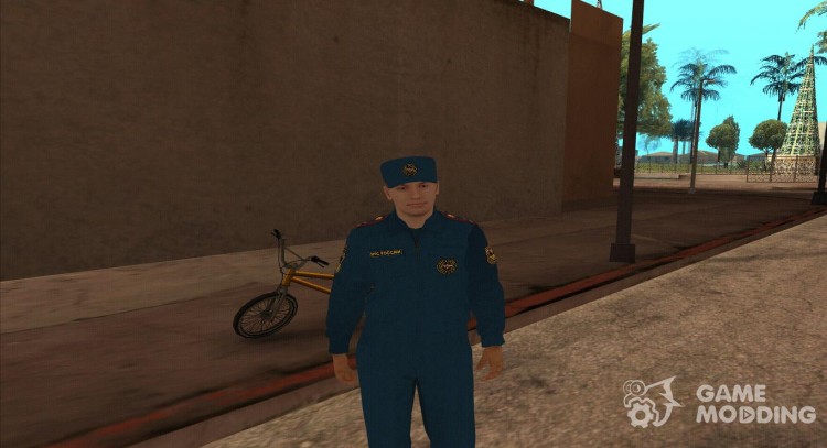 El coronel del ministerio de emergencias de rusia para GTA San Andreas