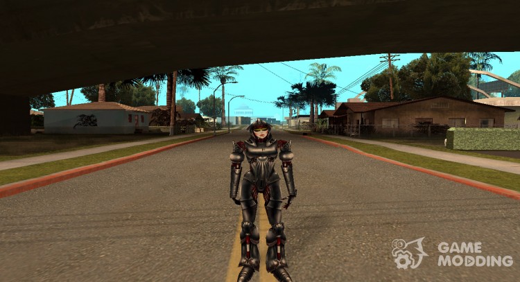Woman robot of Alien City for GTA San Andreas