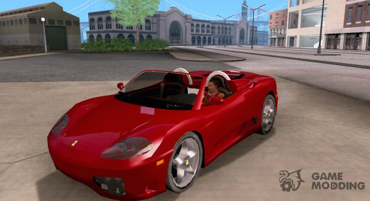 Ferrari 360 Spyder V 2.0 for GTA San Andreas