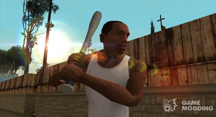 HQ Baseball bat (With Original HD Icon) for GTA San Andreas