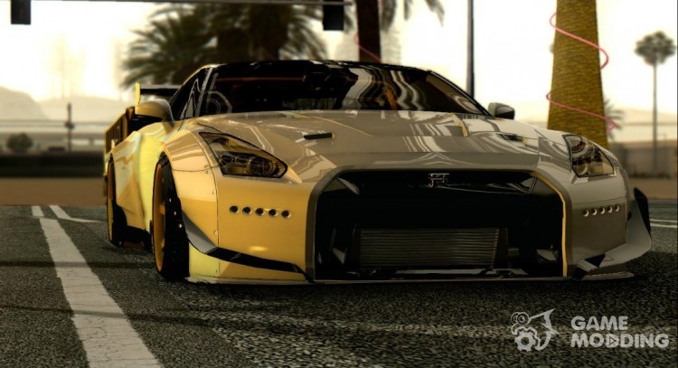 Nissan GTR-R35 Rocket Bunny для GTA San Andreas