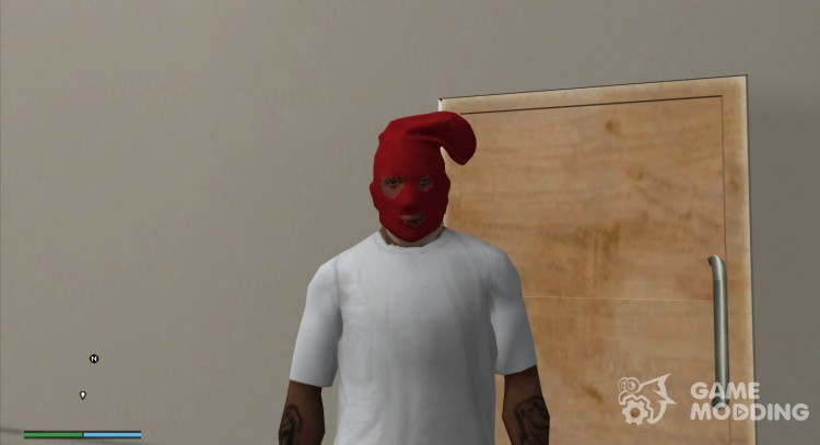 Máscara roja gopnika HD para GTA San Andreas