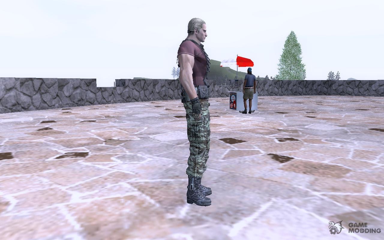 GTA San Andreas Resident Evil 4 Remake Jack Krauser Mod 