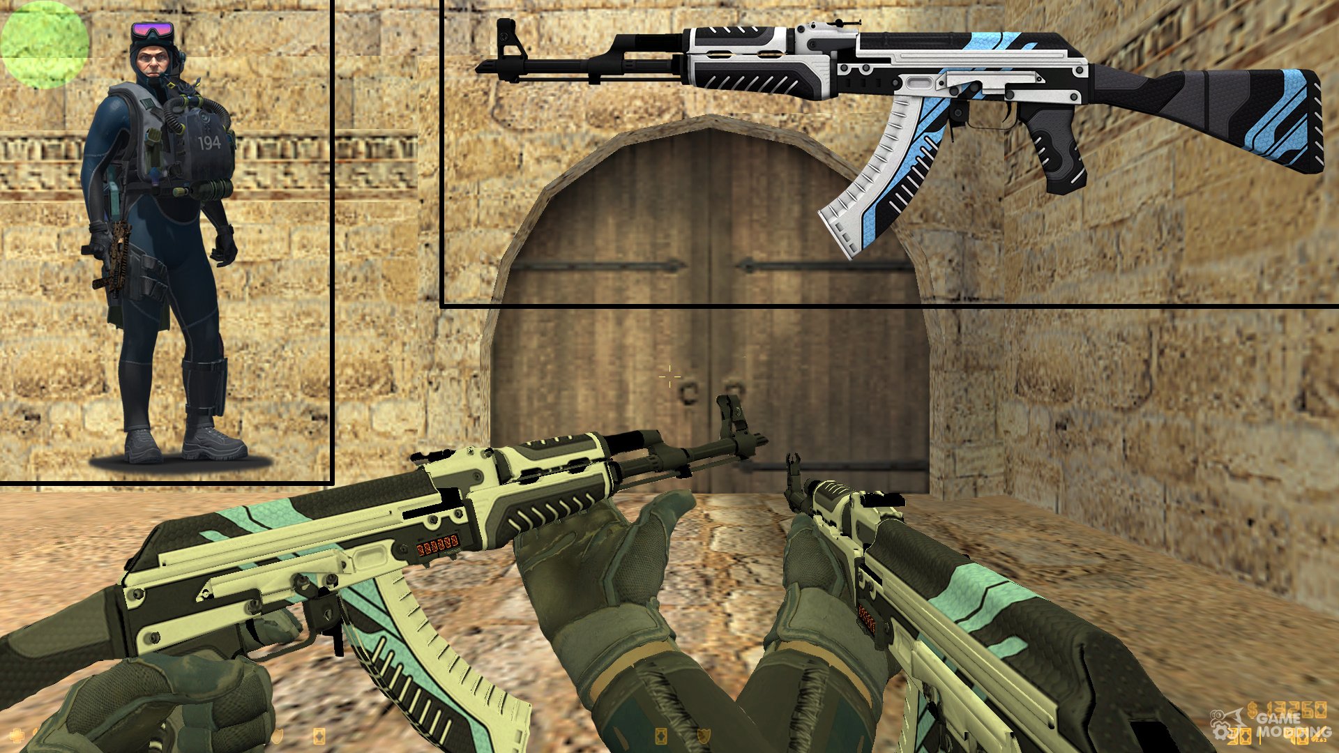 CS:GO, AK-47, Vulcan, Skin HD HD Phone Wallpaper