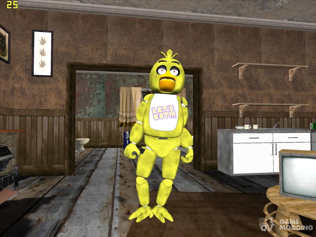 Withered Chica (FNAF 2) para GTA San Andreas