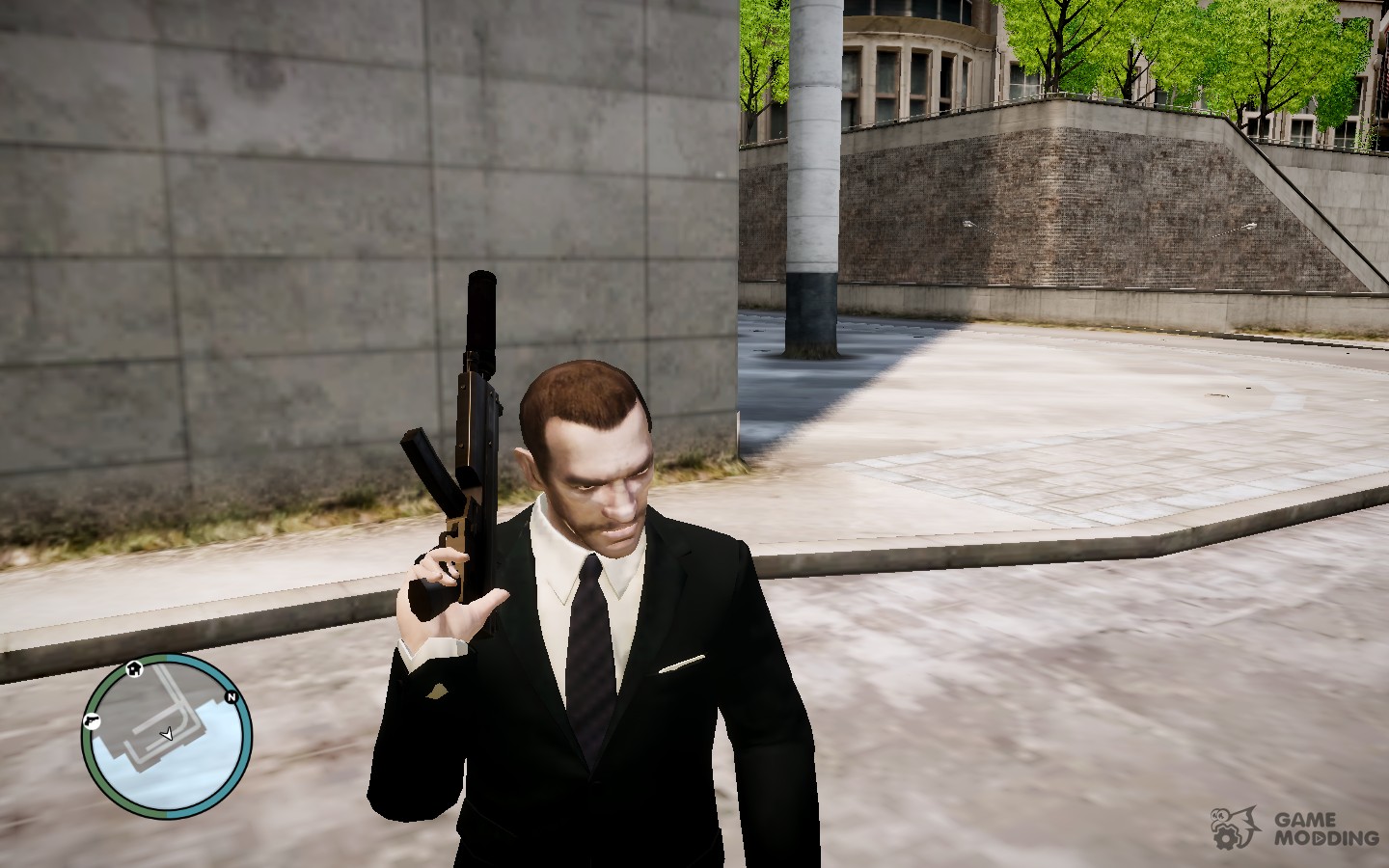 O silenciador de arma para GTA 4