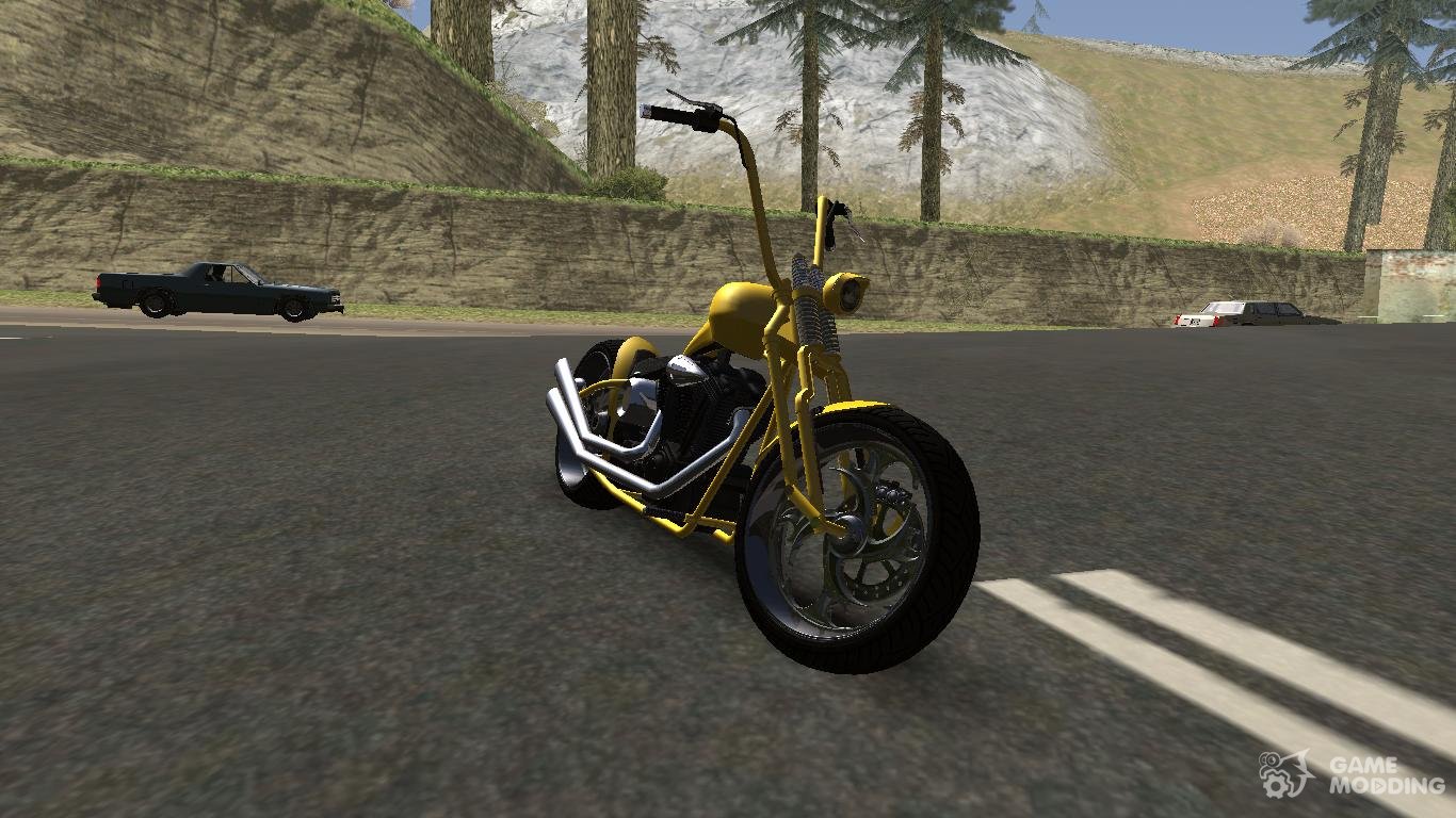 Gta V Western Motorcycle Bobber Zombie V2 For Gta San Andreas