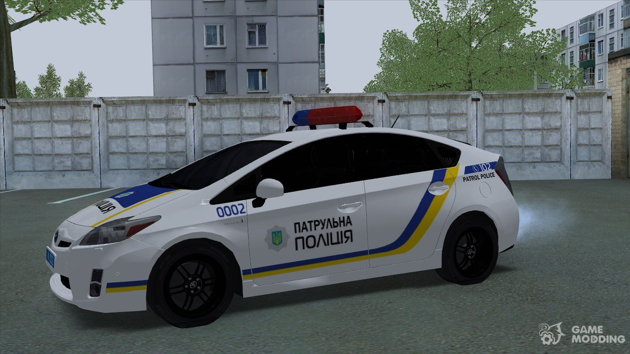 Toyota Prius Патрульная Полиция Украины для GTA San Andreas