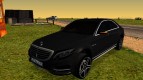 Mercedes-Benz S65 W222 Black Long loaf