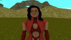 Миранда Лоусон в красном платье из Mass Effect 3