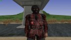 A member of the group Punitive in a leather jacket from S. T. A. L. K. E. R V. 3