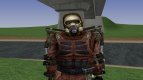 A member of the group the Flame in a lightweight exoskeleton of S. T. A. L. K. E. R
