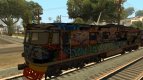 Cool Train Graffiti