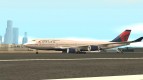 El Boeing 747-400, Delta Airlines