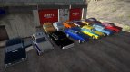 Pack of cars Moskvich-408