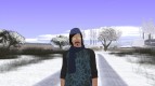 Skin GTA Online in hat and scarf