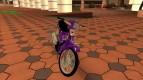Purple modified Honda Dream 100cc form VN Racing Boy