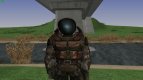 The commander of the group Dark stalkers in a scientific suit of S. T. A. L. K. E. R V. 2