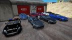 Pack of Aston Martin Vanquish cars