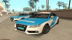 Audi A6 de la polica de san petersburgo
