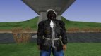 A member of the group Smugglers in a leather jacket from S. T. A. L. K. E. R V. 1