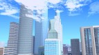 New textures of the skyscrapers of LA