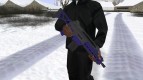 Фиолетовая M4 из GTA V Online DLC