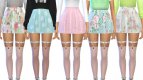 Pastel Skater Skirts - Mesh Needed