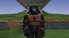 A member of the group Murderers in a scientific suit of S. T. A. L. K. E. R