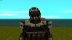 Shepard el hombre con la armadura de Cerberus Ajax de Mass Effect