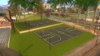Обновлённая баскетбольная площадка