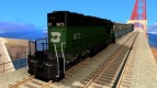 La locomotora SD 40 Burlington Northern 8072