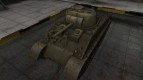 Emery cloth for American tank M4A2E4 Sherman