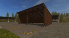 Storage pallets of lumber