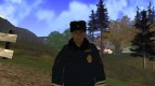 El oficial de la polica de trfico en invierno uniforme v.1