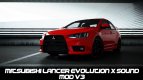 Mitsubishi Lancer Evolution X De Sonido Mod V3