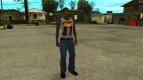 Camiseta blanca, hermosa puesta de sol