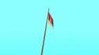Serbian flag on mount Chiliad