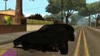 From Mad Max 2 interceptor in the style of Gta San Andreas