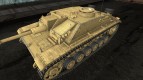 Tela de esmeril para el StuG III Desert camo