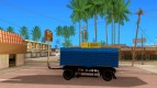 Kamaz 65117 grain cart trailer