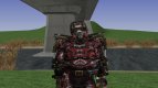 A member of the group Nemesis in a lightweight exoskeleton of S. T. A. L. K. E. R