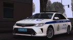 El Toyota Camry de la policía de tráfico