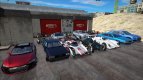 Pack of different Audi cars (Type C, 5000, Coupe, E-Tron, S2, Q8)