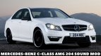 Mercedes-Benz C-Class AMG 204 Sonido mod