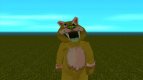 The man in the yellow suit of the fat saber-toothed tiger from Zoo Tycoon 2
