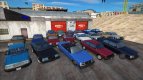 Pack of Volvo 242 cars